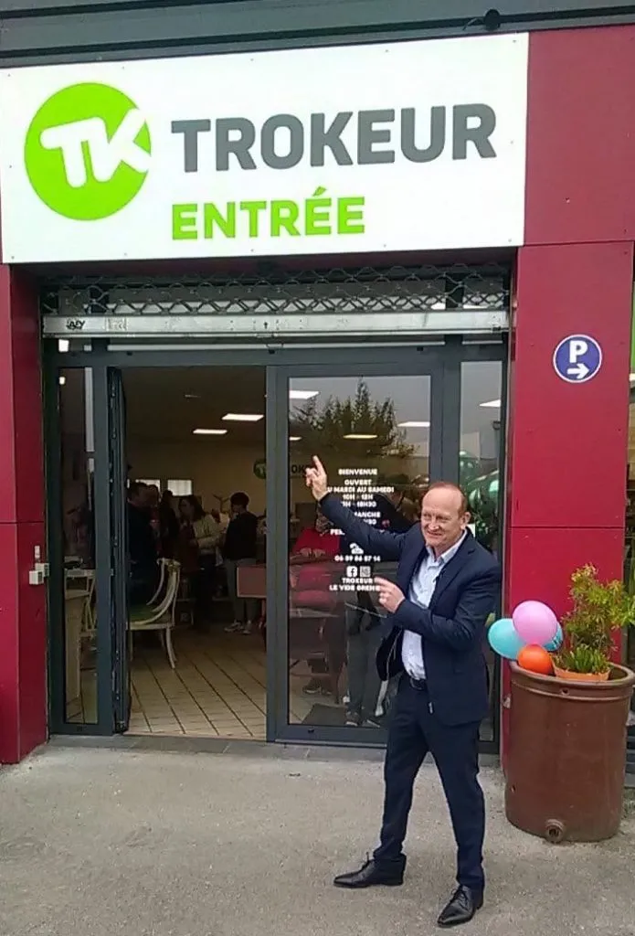 Pierre Marzin directeur du groupe des entreprises de débarras TROKEUR