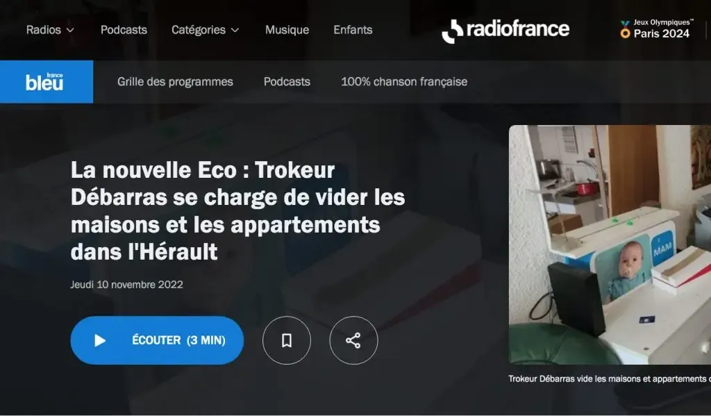 TROKEUR 34 sur Radio FRANCE BLEU
