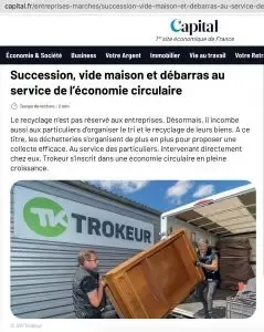 TROKEUR sur Magazine CAPITAL publication du 29/08/2024