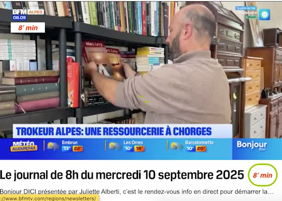 BFMTV ALPES avec la participation de TROKEUR GAP 05 ALPES